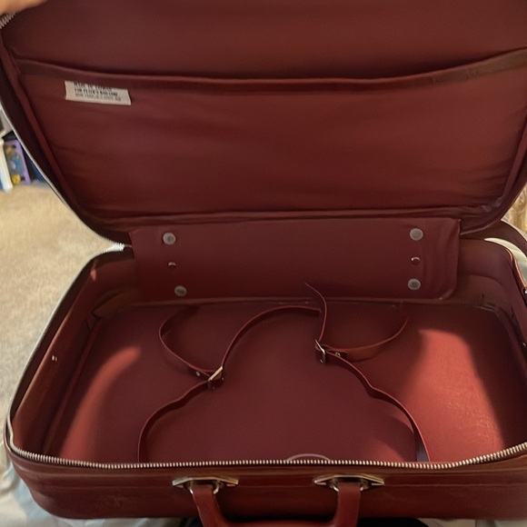 Vintage Peter’s Bag Corp leather suitcase. - Picture 2 of 3